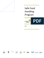 Safe Food Handling Standards - FINAL - Revnov2012 1