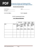 Communication Systems Lab 2