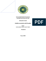 Ensayo Análisis Económico Del Ecuador