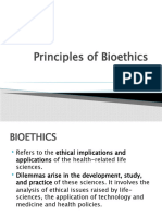 Principles of Bioethics