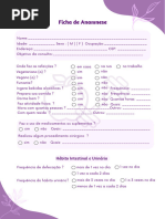 Ficha de Anamnese