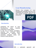 Final Lean Manufacturing