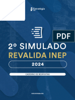 02 03 2024 2º Simulado Revalida INEP 2024 Caderno de Respostas