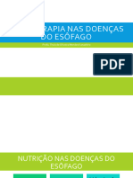 003 - Terapia Nutricional Nas Doenças Do Esôfago