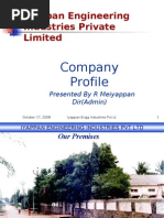 Iyappan Engineering Inds P LTD Intro