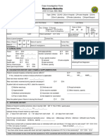 Case Investigation Form - Measles-Rubella