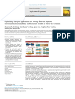 Optimizing Nitrogen Application and Sowing Date Can Improve Environmental Sustainability and Economic Benefit in Wheat-Rice Rotation