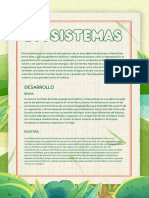 Green Cream Nature Illustration Thank You Letter A4 Document