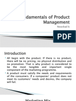 Fundamentals of Product Management