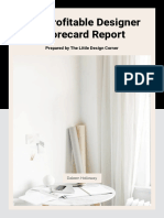 The Profitable Designer Scorecard Report