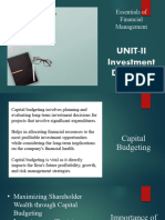 UNIT-2 Investment Decisions