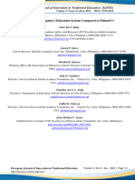 11-20 How Does Philippiness Education System Compared To Finlan