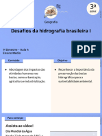 4 AULA - GEOGRAFIA - Desafios Da Hidrografia Brasileira 1