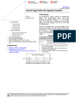 SN74LV6T17 Hex Schmitt-Trigger Buffer With Integrated Translation