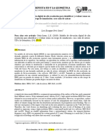 Modelo de Elevación Digital de Alta Resolución para Identificar y Evaluar Zonas en