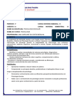 Plano de Ensino - Psi32 Psicologia Escolar