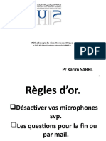 Méthodologie de Rédaction K. SABRI