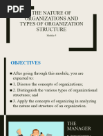 Module 6 Nature of Organizing