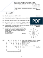 JMO 2024 (5,6) Question Paper