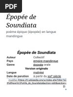 Épopée de Soundiata - Wikipédia