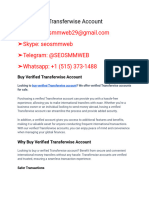 04 Buy Verified Transferwise Account