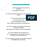 07 Questionamentos para Pensamentos Disfuncionais