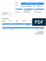 Load #Oc Oak m110060 - Invoice