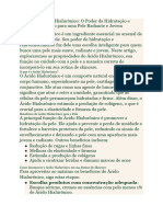 Rascunho - Ácido Hialurônico - O Poder Da Hidratação e Rejuvenescimento para Uma Pele Radiante e Jovem