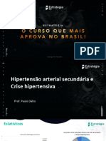 Slides (EMED) - Hipertensão Arterial Sistêmica (Parte 3) - Secundária e Crise Hipertensiva