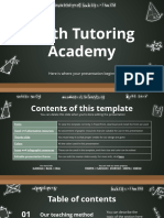 Math Tutoring Academy by Slidesgo