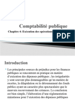 Chapitre 4 Exécution Des Dépenses Publiques 1