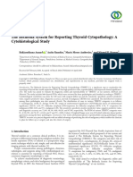 Research Article: The Bethesda System For Reporting Thyroid Cytopathology: A Cytohistological Study