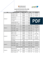 A Level Mock Examinations March - April 2024