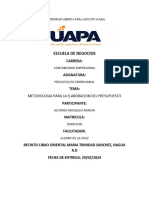 Tarea 4 Presupuesto Empresarial