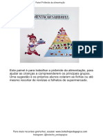 Painel Piramide Da Alimentacao Bolacha Pedagogica