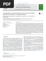 A Potentiometric Non-Enzymatic Glucose Sensor Using A Molecularly Imprinted Layer Bonded On A Conducting Polymer