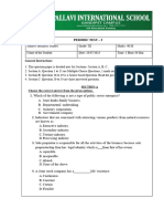 Business Studies Perodic Class Test