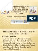 Presentación Libros Ciencias Naturales. Prof. Jose Azuaje