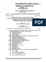 Intermediate Examination: Suggested Answer - Syllabus 2016 - Jun2017 - Paper 10