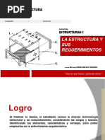 SESIÓN 2 - ESTRUCTURAS I - Material La Estructura y Sus Requerimientos