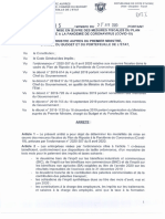 Arrêté Du 27 Avril 2020 Portant Modalités de Mise en Oeuvre Des Mesures Fiscales Du Plan de Risposte À La Pandemie Du Covid 19 1