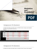 Involving Mean and Variance of Probability Distribution