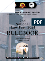 Debate Rulebook