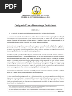 OAA - Código de Ética e Deontologia Profissional Dos Advogados 2003