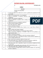 Daa All 4 Units Question Bank Answer Key