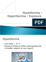 Hypothermia Hyperthermia