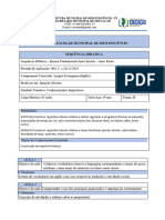 Sequência Didatica 6º Ano - Ingles - Novembro