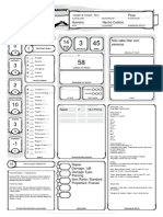 DND 5E CharacterSheet FormFillable