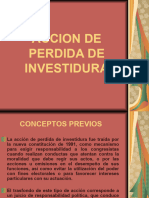 Accion de Perdida de Investidura