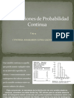 Distribuciones de Probabilidad Continua